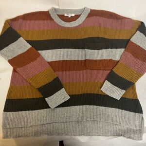 Madewell Women’s Striped Crewneck Sweater